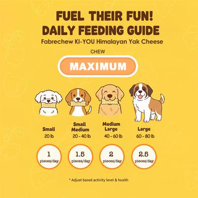 Show full view: Fabrechew Himalayan Yak Cheese Dental Chew Sticks for Dogs, 10 count slide 8 of 9