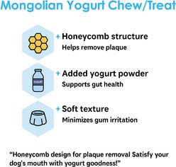 Fabrechew Mongolian Yogurt Dental Chew Treats for Dogs, 200-g bag slide 2 of 7