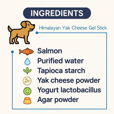 Show full view: Fabrechew 2 in1 Gel Mongolian Yogurt & Himalayan Yak Cheese Dental Chew Sticks for Dogs, 20 count slide 7 of 10