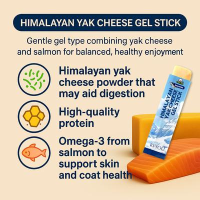 Show full view: Fabrechew 2 in1 Gel Mongolian Yogurt & Himalayan Yak Cheese Dental Chew Sticks for Dogs, 20 count slide 5 of 10