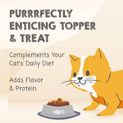 Show full view: Meowee! Flavor Flakes Cat Treat & Food Topper, 1-oz jar slide 4 of 10