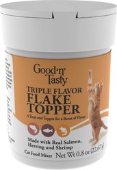 Good 'n' Tasty Triple Flavor Flake Cat Treat & Food Topper, 0.8-oz jar