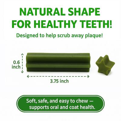 Show full view: Fabrechew Green Oral Care Chew Stick Supplement for Dogs, 14 count slide 9 of 9