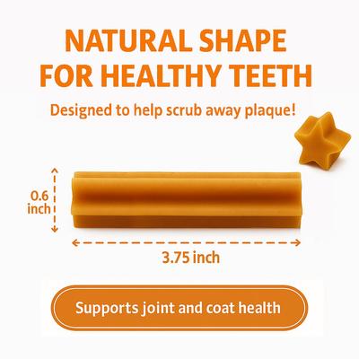 Show full view: Fabrechew Orange Joint Care Chew Stick Supplement for Dogs, 14 count slide 7 of 8