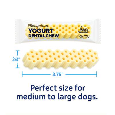 Show full view: Fabrechew Mongolian Yogurt Dental Chew Sticks for Dogs, 10 count slide 7 of 8