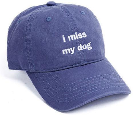 Show full view: Both Tails I Miss My Dog Hat, Grey slide 4 of 6