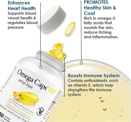 Show full view: Omega-Caps HP Snip Tips for Medium & Large Dogs, 250 count slide 5 of 11