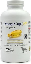 Omega-Caps HP Snip Tips for Medium & Large Dogs, 250 count