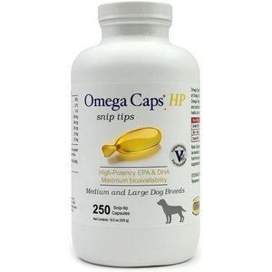 Omega-Caps HP Snip Tips for Medium & Large Dogs, 250 count