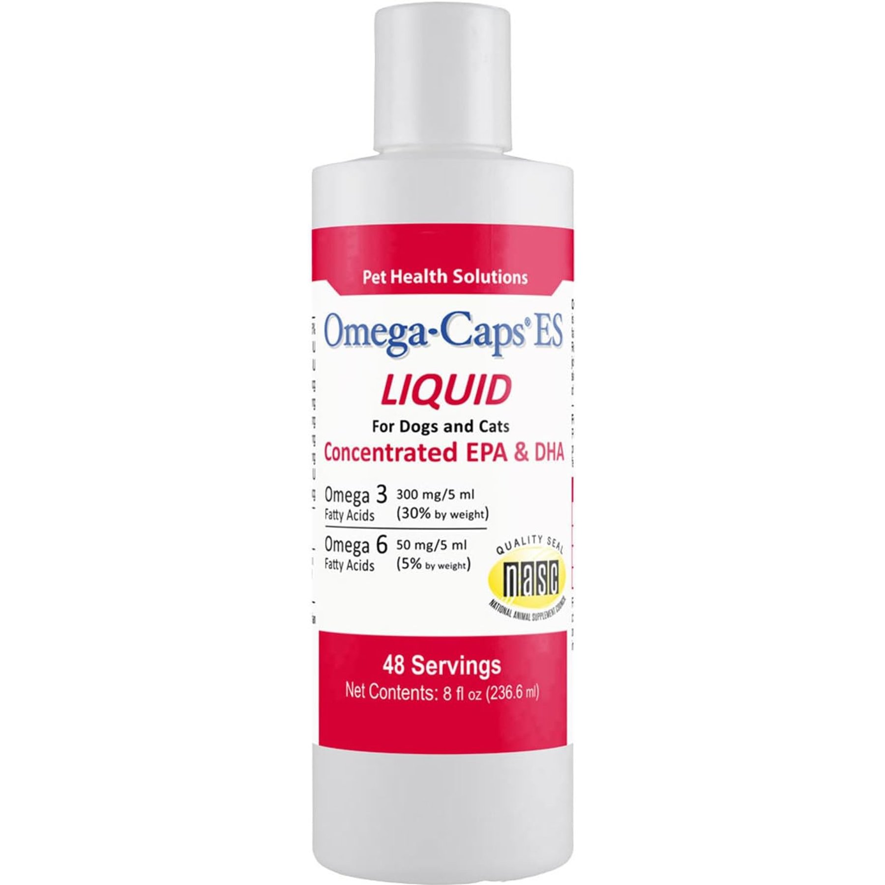 Omega-Caps ES Liquid for Dogs & Cats, 8-fl oz bottle