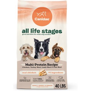 CANIDAE All Life Stages Multi-Protein Recipe Dry Dog Food, 40-lb bag