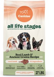 CANIDAE All Life Stages Real Lamb & Ancient Grains Recipe Dry Dog Food, 27-lb bag