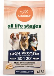 CANIDAE All Life Stages Multi-Protein High Protein Recipe Dry Dog Food, 4-lb bag