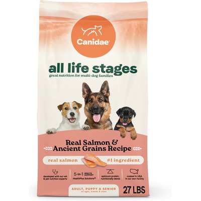 CANIDAE CANIDAE All Life Stages Real Salmon & Ancient Grains Recipe Dry Dog Food, 27-lb bag