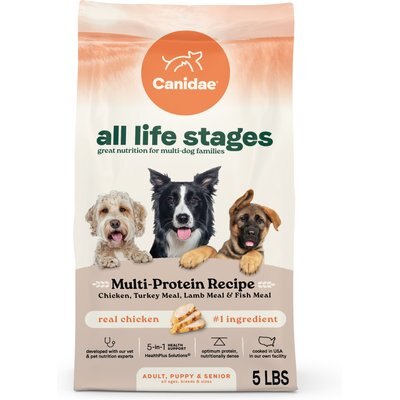 CANIDAE CANIDAE All Life Stages Multi-Protein Recipe Dry Dog Food, 5-lb bag