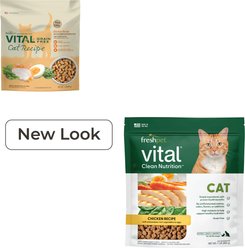 Freshpet Vital Chicken Recipe with Antioxidant-Rich Vegetables & Eggs Fresh Cat Food, 1-lb bag, case of 6 slide 2 of 9