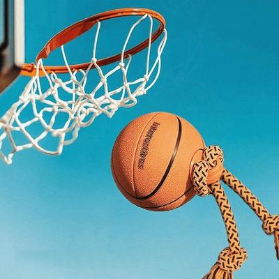 Show full view: allforpaws Interactive Dog Spinning Basket Ball Toy, Brown, 3.5 x 3.5 x 9.8-in slide 10 of 11