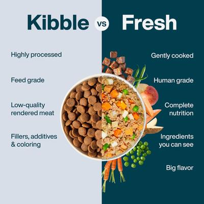 Show full view: JustFoodForDogs Pantry Fresh Beef & Russet Potato Fresh Dog Food, 12.5-oz pouch, case of 12 slide 8 of 12