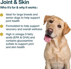 JustFoodForDogs Joint & Skin Support Recipe Frozen Human-Grade Fresh Dog Food, 18-oz pouch, case of 7 slide 2 of 9