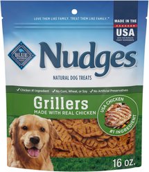 Blue Buffalo Nudges Grillers Chicken Dog Treats, 16-oz bag