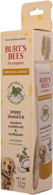 Show full view: Burt's Bees Manuka Honey Peppermint Flavor Puppy Dental Kit for Dogs slide 4 of 6