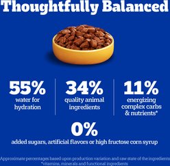 Pedigree Choice Cuts in Gravy Beef, Bacon, & Cheese Flavors Adult Soft Wet Dog Food, 3.5-oz pouch, case of 16 slide 2 of 9