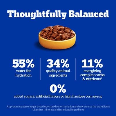 Show full view: Pedigree Choice Cuts in Gravy Beef, Bacon, & Cheese Flavors Adult Soft Wet Dog Food, 3.5-oz pouch, case of 16 slide 10 of 10