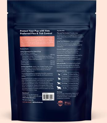 Show full view: Vets Preferred Flea & Tick Prevention Beef Flavored Dog Chews, 90 count slide 6 of 10
