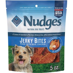 Blue Buffalo Nudges Jerky Bites Chicken Jerky Dog Treats, 5-oz bag