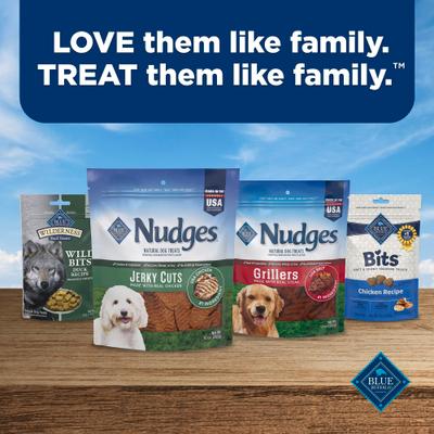 Show full view: Blue Buffalo Nudges Jerky Cuts Chicken Dog Treats, 16-oz bag slide 9 of 11