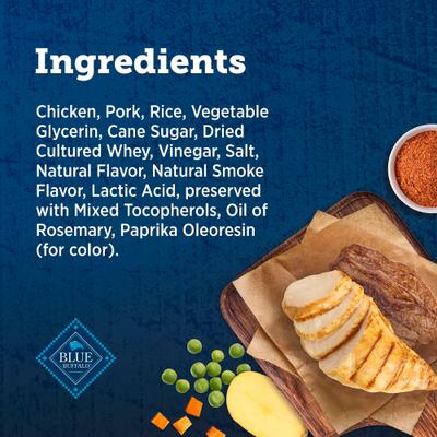 Show full view: Blue Buffalo True Chews Natural Chicken & Bacon Dog Treats, 22-oz bag slide 6 of 11