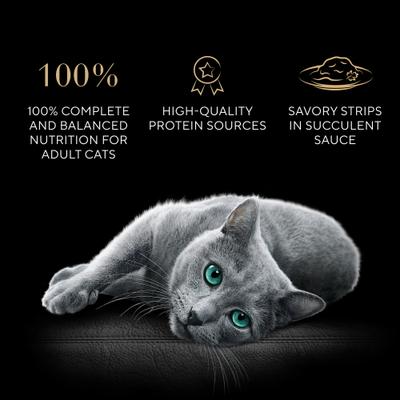 Show full view: Sheba Grilled in Sauce Flaky Salmon in Gravy Adult Cat Wet Food, 2.64-oz tray, 24 count slide 5 of 9