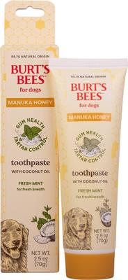 Show full view: Burt's Bees Manuka Honey Fresh Mint Flavor Toothpaste for Dogs slide 4 of 6
