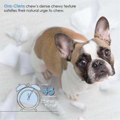 Show full view: Ora-Clens Oral Hygiene Small Enzyme Dental Dog Treats, 30 count slide 9 of 12