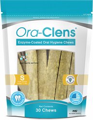 Ora-Clens Oral Hygiene Small Enzyme Dental Dog Treats, 30 count