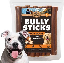 Brutus & Barnaby 6-in Bully Sticks Dog Treats, 10 count