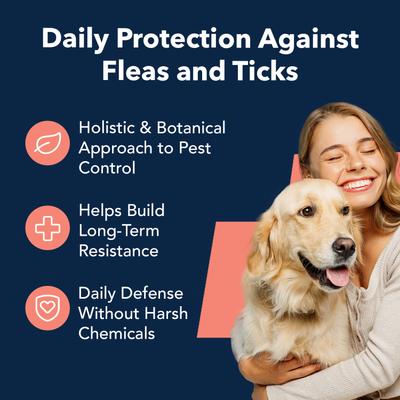 Show full view: Vets Preferred Flea & Tick Prevention Beef Flavored Dog Chews, 90 count slide 2 of 10