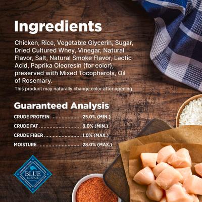 Show full view: Blue Buffalo Nudges Jerky Cuts Chicken Dog Treats, 16-oz bag slide 6 of 11