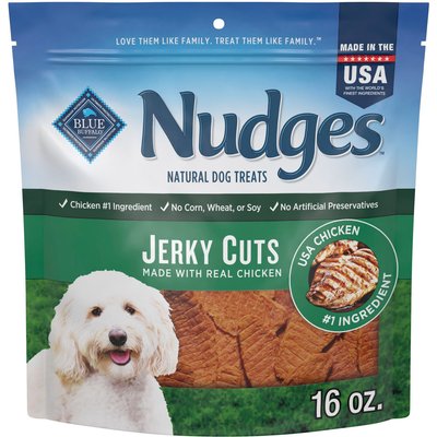 Blue Buffalo Blue Buffalo Nudges Jerky Cuts Chicken Dog Treats, 16-oz bag