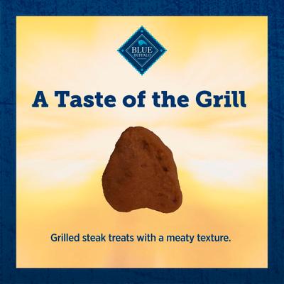 Show full view: Blue Buffalo True Chews Premium Morsels Natural Grain-Free Steak Dog Treats, 10-oz bag slide 8 of 11