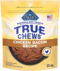 Blue Buffalo True Chews Natural Chicken & Bacon Dog Treats, 22-oz bag