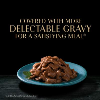 Show full view: Sheba Grilled in Sauce Flaky Salmon in Gravy Adult Cat Wet Food, 2.64-oz tray, 24 count slide 6 of 9