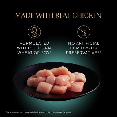 Show full view: Sheba Grilled in Sauce Marinated Chicken Adult Cat Wet Food, 2.64-oz tray, 24 count slide 4 of 9