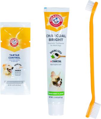 Show full view: Arm & Hammer Products Charcoal Bright Dental Kit with Water Additive for Dogs slide 5 of 6