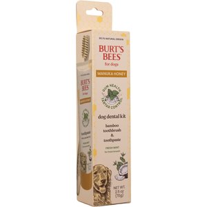 Burt's Bees Manuka Honey Fresh Mint Flavor Dental Kit for Dogs