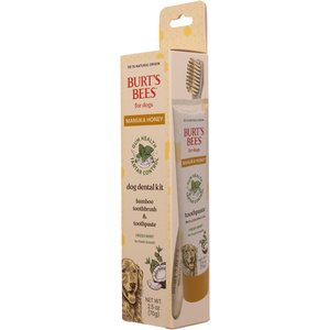 Burt's Bees Manuka Honey Fresh Mint Flavor Dental Kit for Dogs