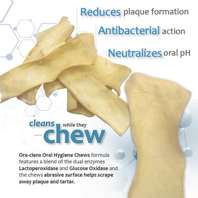 Show full view: Ora-Clens Oral Hygiene X-Large Enzyme Dental Dog Treats, 15 count slide 9 of 11