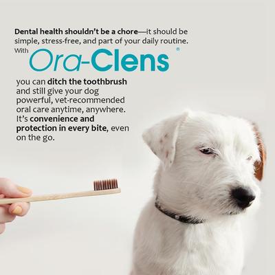 Show full view: Ora-Clens Oral Hygiene Large Enzyme Dental Dog Treats, 30 count slide 7 of 12