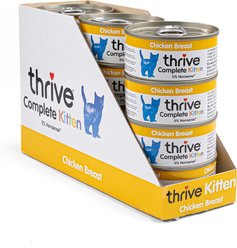 Thrive Kitten Chicken Breast Bits in Broth Wet Cat Food, 75-g can, case of 12
