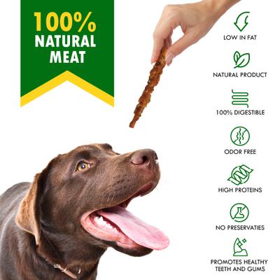 Show full view: Beloved Pets Rawhide Smoke Sticks Wrapped Organic Meat with Chicken Natural Grain-Free Dog Chew Treats, 10.6-oz bag slide 3 of 10